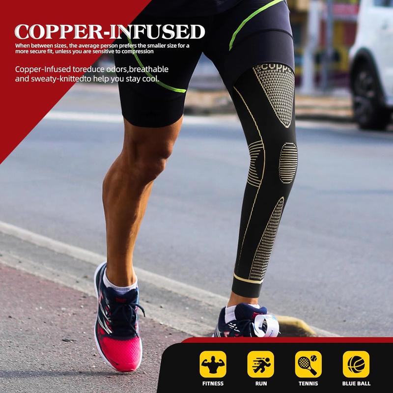 CopperFlow Pro Full Leg Compression Sleeve
