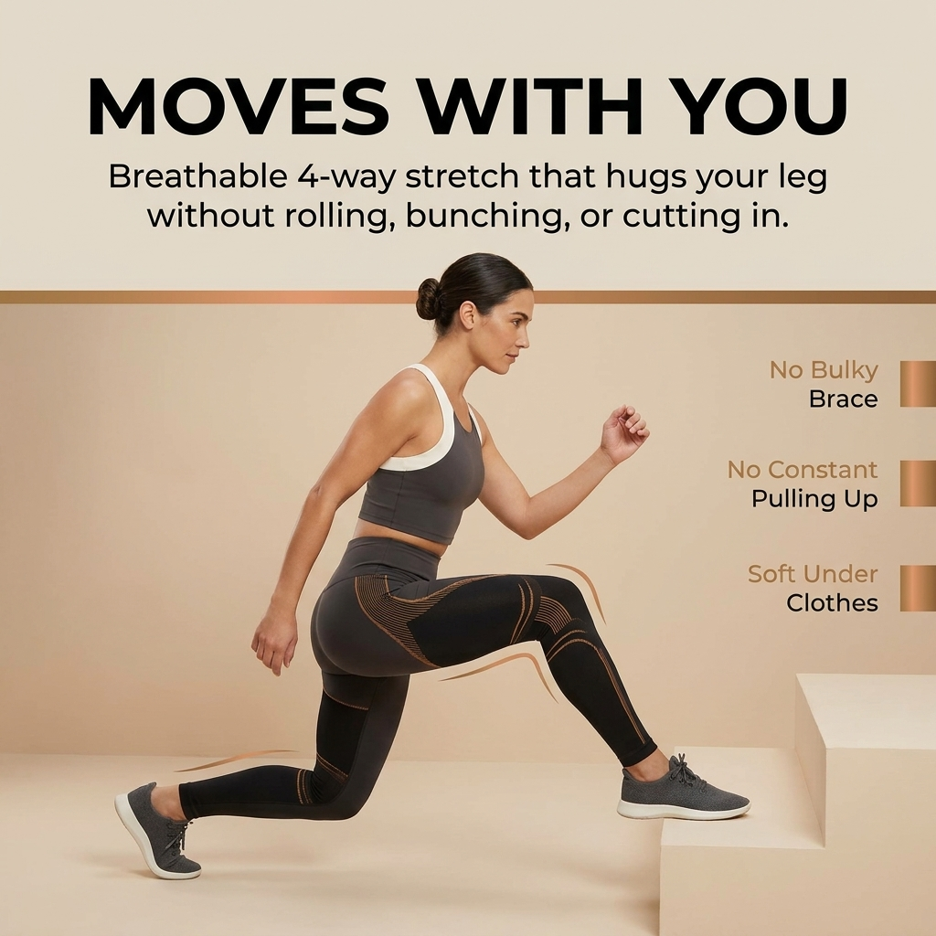 CopperFlow Pro Full Leg Compression Sleeve