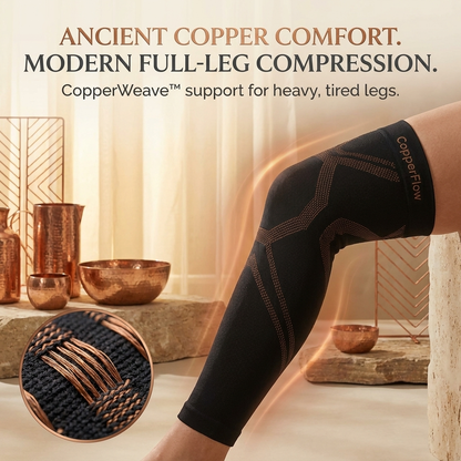 CopperFlow Pro Full Leg Compression Sleeve